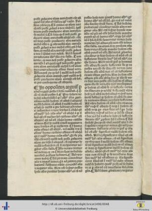 In oppositum