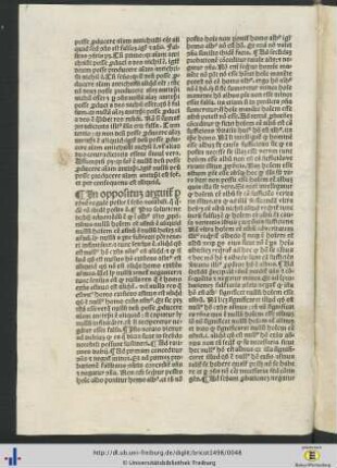 In oppositum