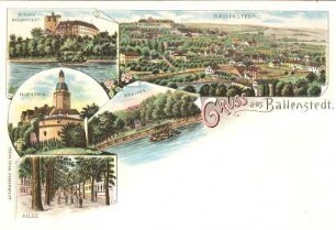 Ansichtskarte: Gruss aus Ballenstedt.