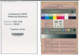 Entnazifizierung Ernst Trautner , geb. 24.06.1922 (Kaufmaennischer Angestellter)