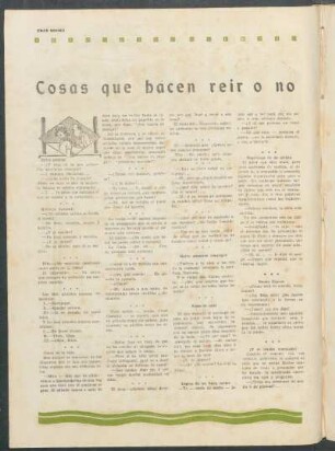 Cosas que hacen reír o no