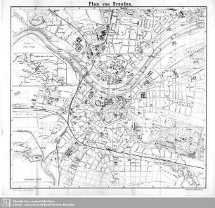 Plan von Dresden : 1:12500
