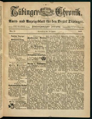 41-60, 16. Januar (Nr. 11) - 22. Januar (Nr. 15)