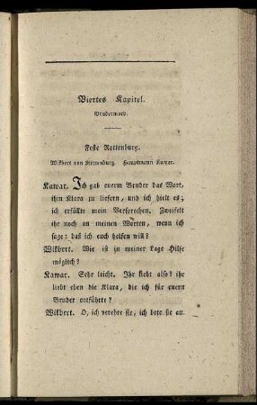Viertes Kapitel. Brudermord.