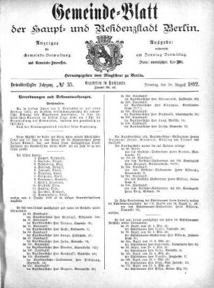 1892,35: No. 35, 28. August 1892