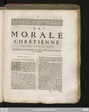 Chapitre I. De la Vertu & du Vice en general.