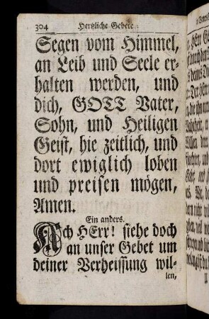 304-317, Ach Herr!...
