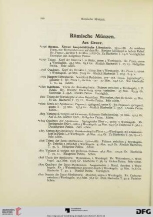 Römische Münzen (Nr. 1796-2164)