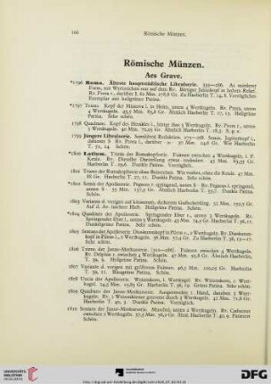 Römische Münzen (Nr. 1796-2164)