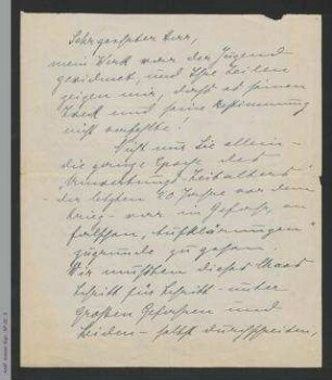 Brief von Grete Meisel-Hess an unbekannt hs