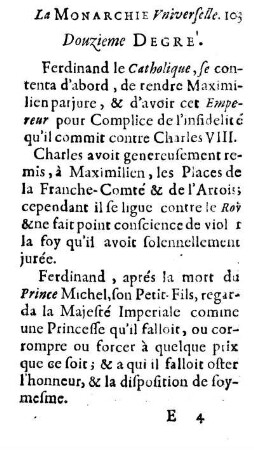 Douzieme Degré.