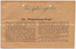 Zur "Düngerstreuer-Frage"