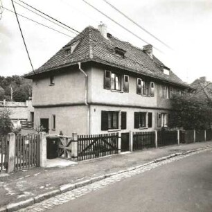 Dresden-Hellerau, Beim Gräbchen 9/11. Wohnhäuser (um 1910, H. Muthesius)