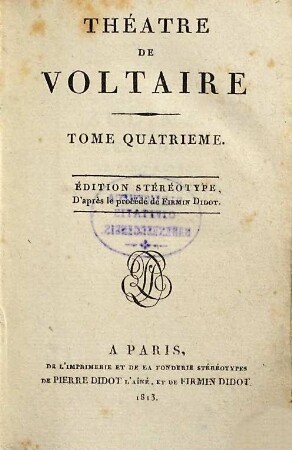 Théâtre De Voltaire, 4