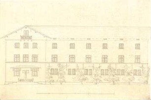 Braunmühl, Anton von; Garmisch-Partenkirchen; Kainzenbad - Aufriss