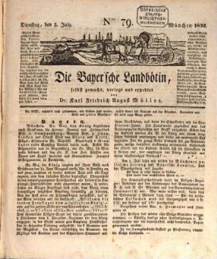 Bayerische Landbötin. 1832, 2