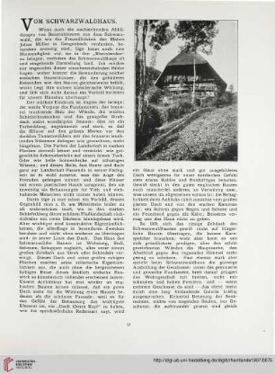 13: Vom Schwarzwaldhaus