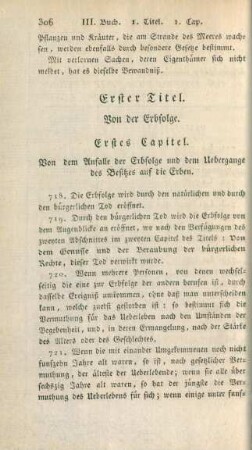 Erster Titel. Von der Erbfolge