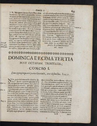 Dominica Decima Tertia Post Octavam Trinitatis