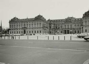 Innerer Wandaufriß der Hofkirche der Residenz