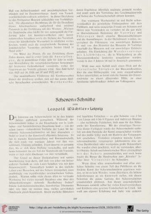 10/11: Scheren-Schnitte