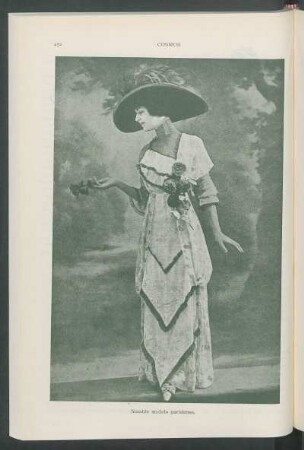 Notable modelo parisiense. [Fotografía]