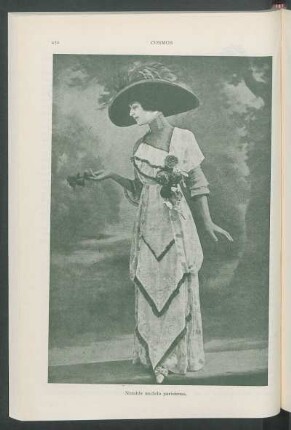Notable modelo parisiense. [Fotografía]
