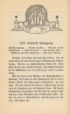XIII. Roberts Heimgang