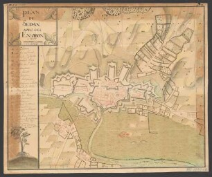 Plan de Sedan avec ces Environs