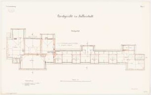 und Gefängnis, Halberstadt Landgericht: Grundriss Dachgeschoss 1:100