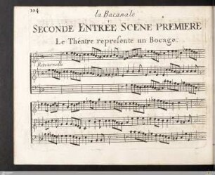 Seconde Entrée