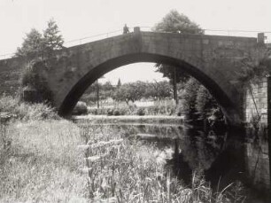 Hainewalde, Himmelsbrücke : Hainewalde, Himmelsbrücke über die Mandau. Quadergemauerte Bogenbrücke (Straßenbrücke, 1832)