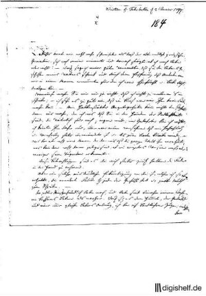 4: Brief von ... (Sohn) Zieten an Johann Wilhelm Ludwig Gleim