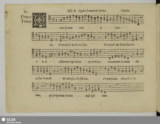 II. Sermisy, Claudin de: Quare fremuerunt gentes