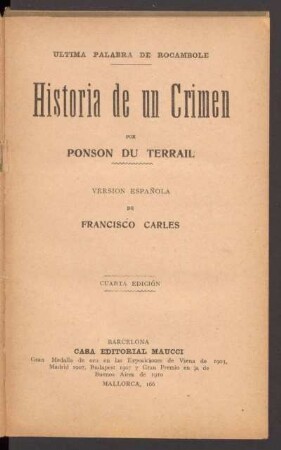 3: Historia de un crimen