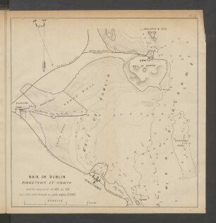 Pl. VII. - Baie de Dublin ; Kingstown et Howth.