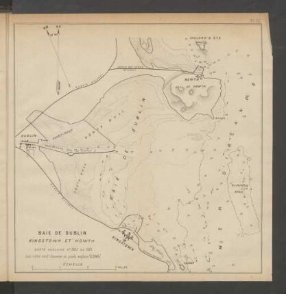 Pl. VII. - Baie de Dublin ; Kingstown et Howth.