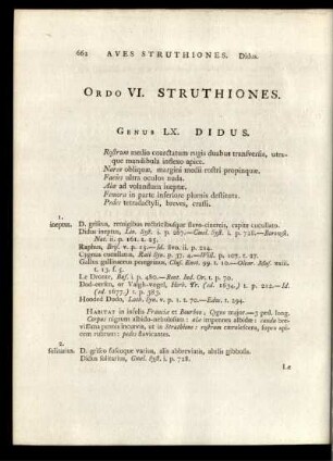 ORDO VI PASSERES STRUTHIONES