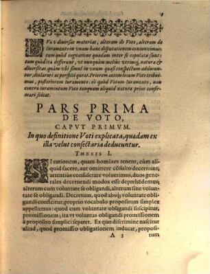 Disputatio Theologica De Voto Et Ivramento : Jn Catholica Et Celebri Academia Ingolstadiensi die Iulij, Anno M. D. LXXXIX. proposita