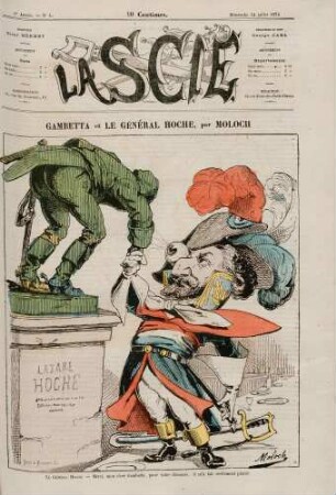 Gambetta et le général Hoche, par Moloch