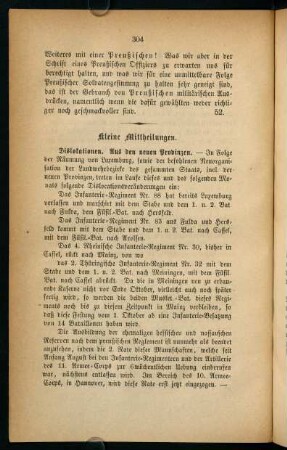 304-312, Kleine Mittheilungen...