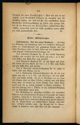 304-312, Kleine Mittheilungen...