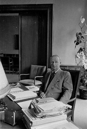 Dr. Hermann Weinkauff, Präsident des Bundesgerichtshofs.