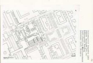 Wohnungsbau, Berlin-Wedding (Diplomarbeit bei Bernhard Hermkes): Lageplan 1:500