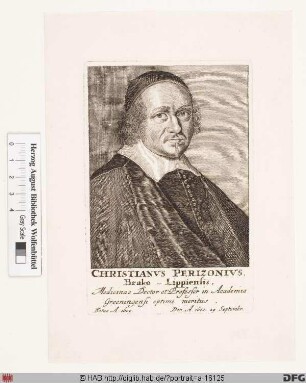 Bildnis Christian Perizonius