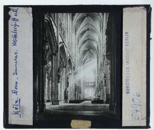 Köln, Dom : Innenansicht, Blick nach O