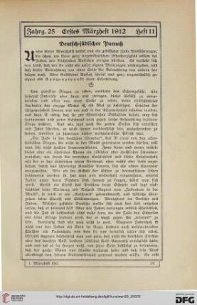 Heft 11 (1. Märzheft 1912)