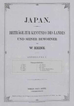 Naturgeschichtliches