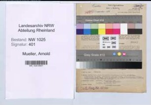 Entnazifizierung Arnold Mueller , geb. 27.01.1902 (Kaufmann)