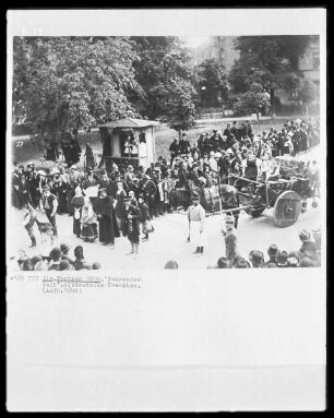 Ulm, Festumzug 1898, Fahrendes Volk, altdeutsche Trachten